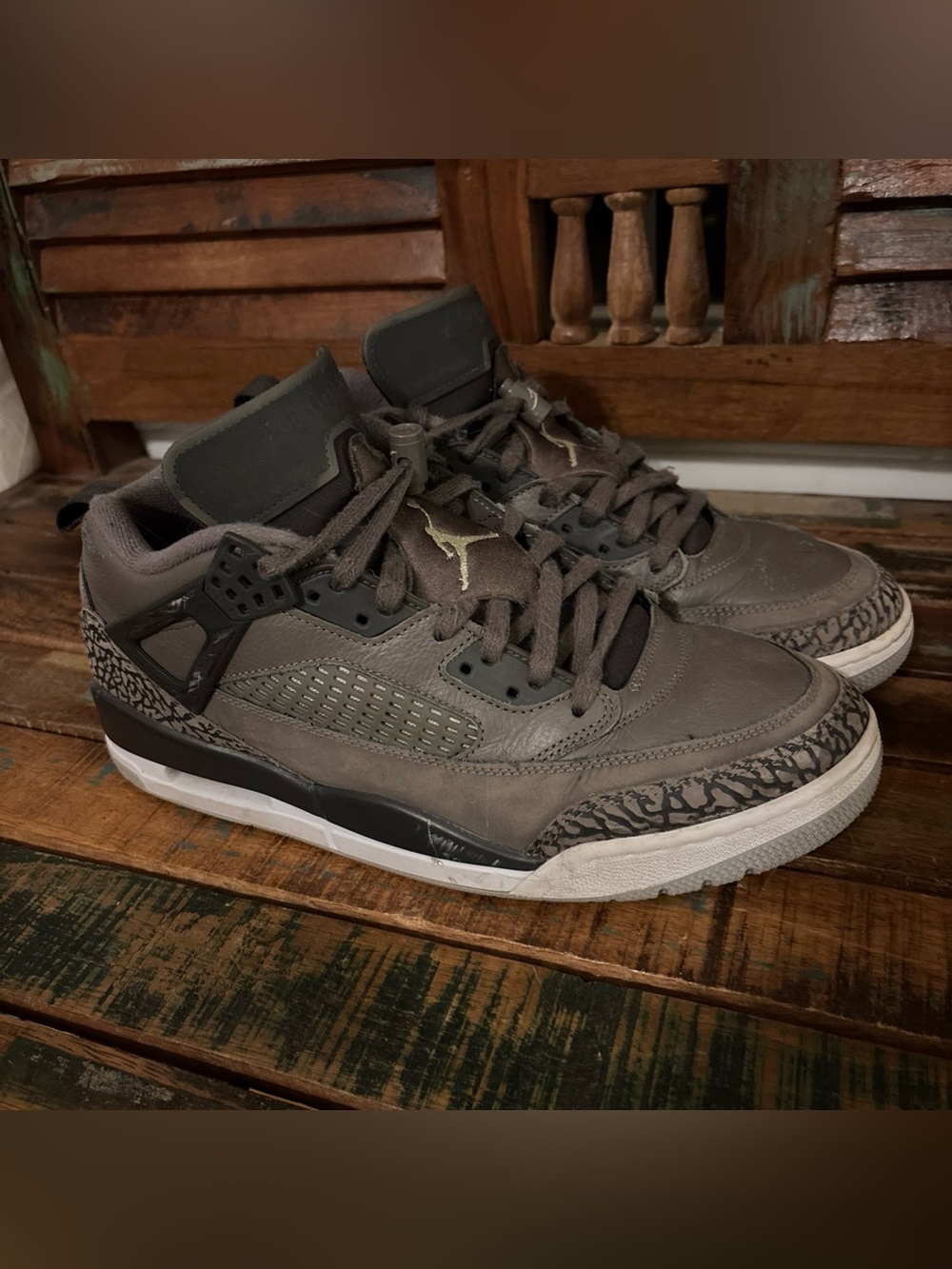 Nike Air Jordan Spizike Low Basketball Shoes Size 12 Gray FQ1759 201